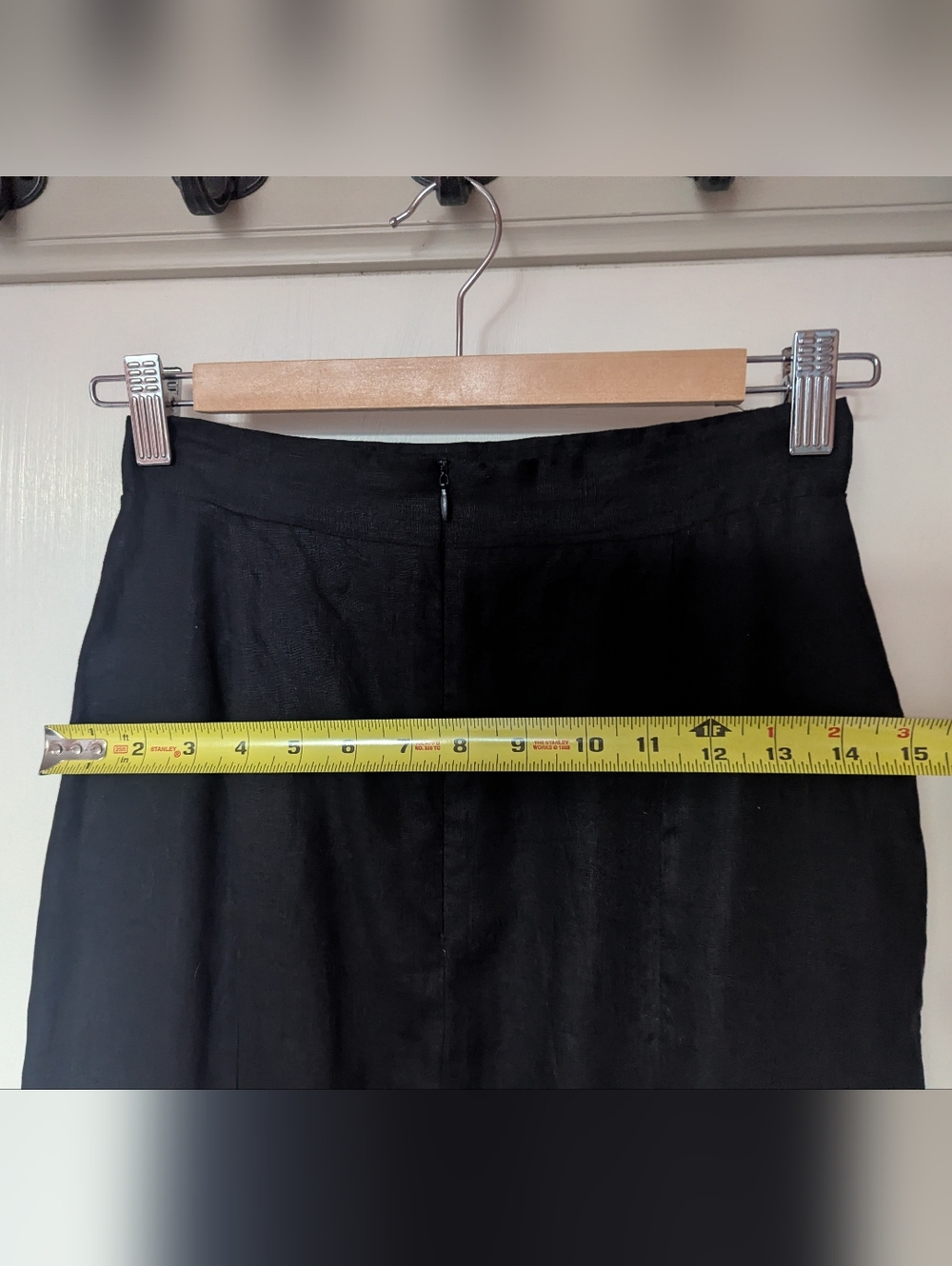 Dissh Black Linen Maxi Skirt - Picture 4 of 9